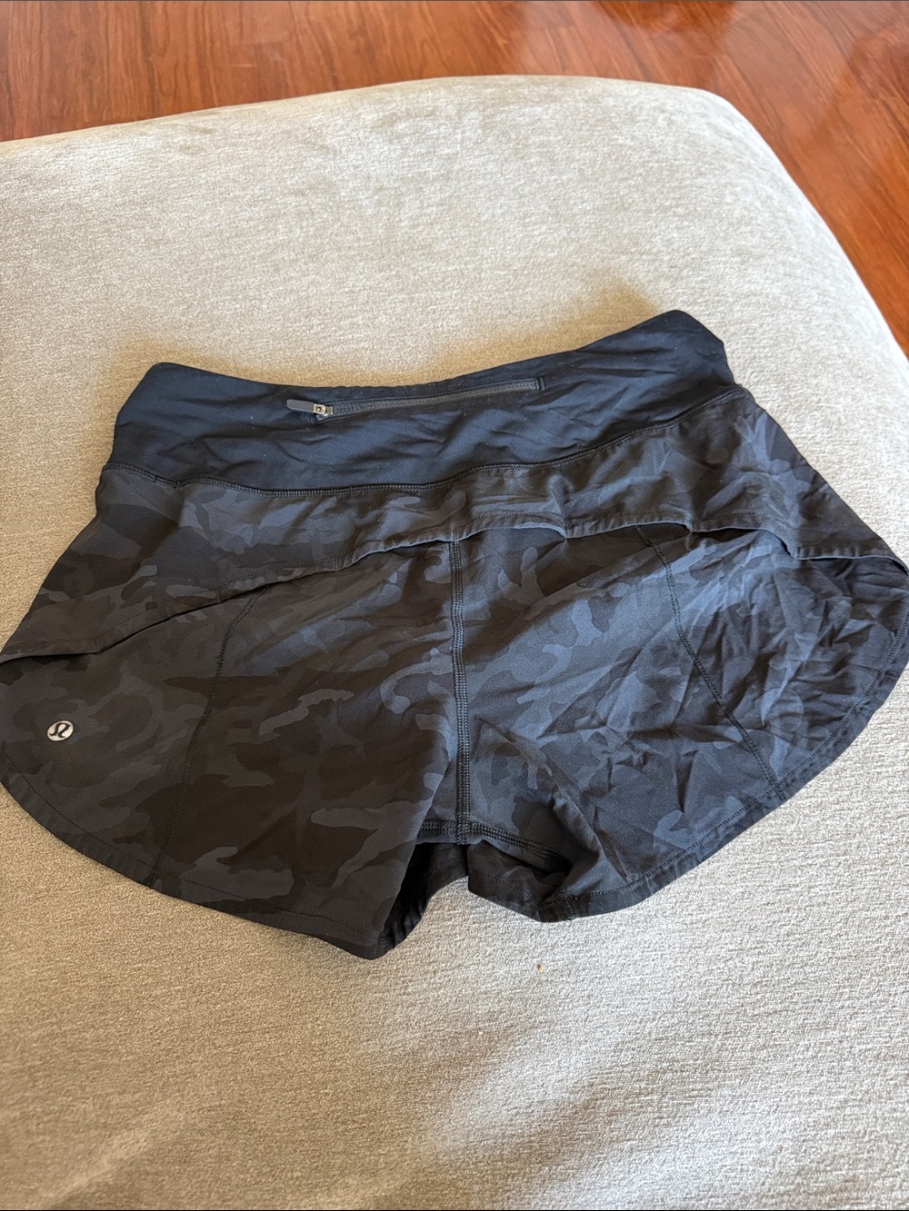 lululemon athletica Black Camo Performance Running Shorts